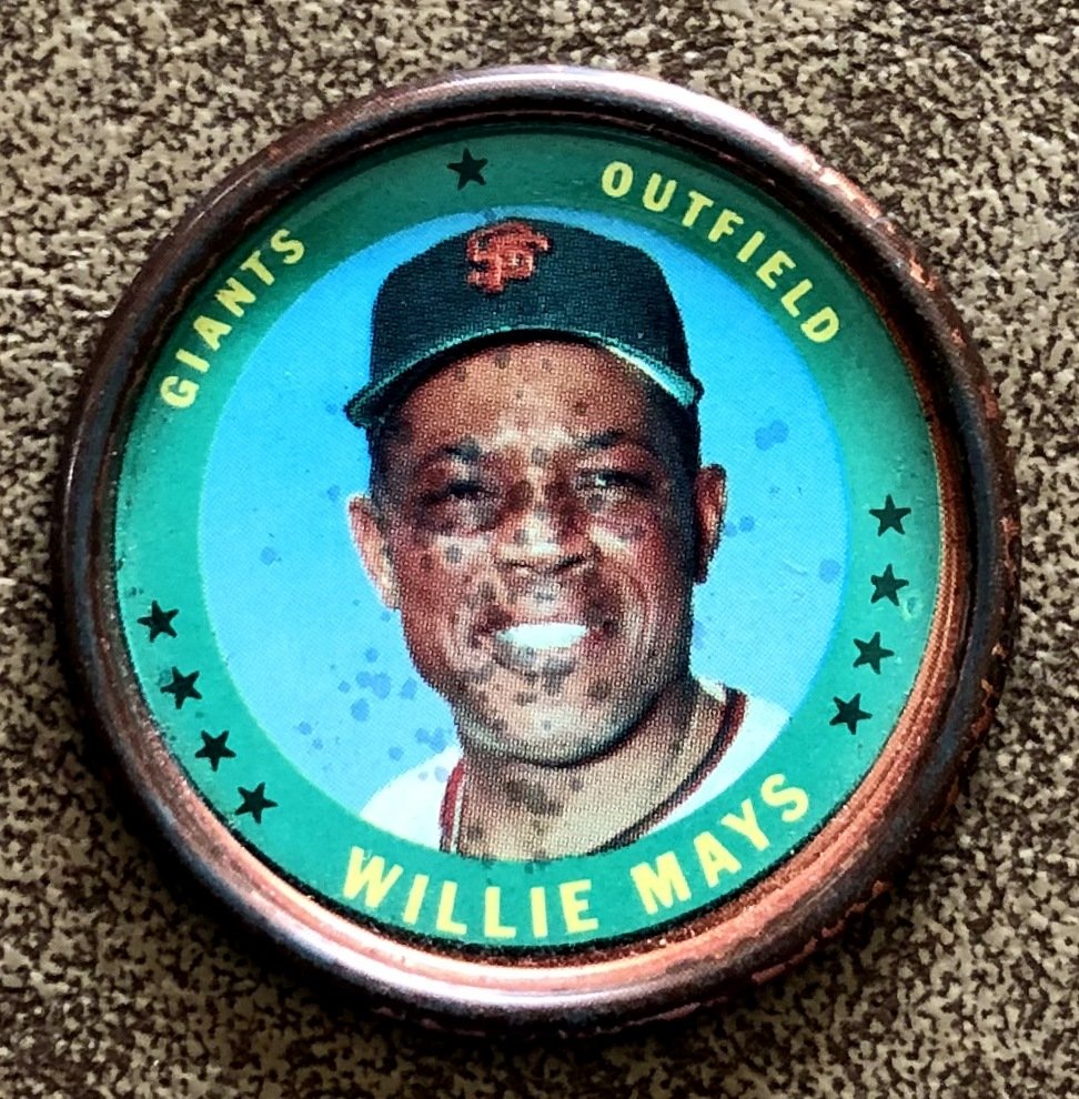 Willie Mays: 1973 Topps coin.