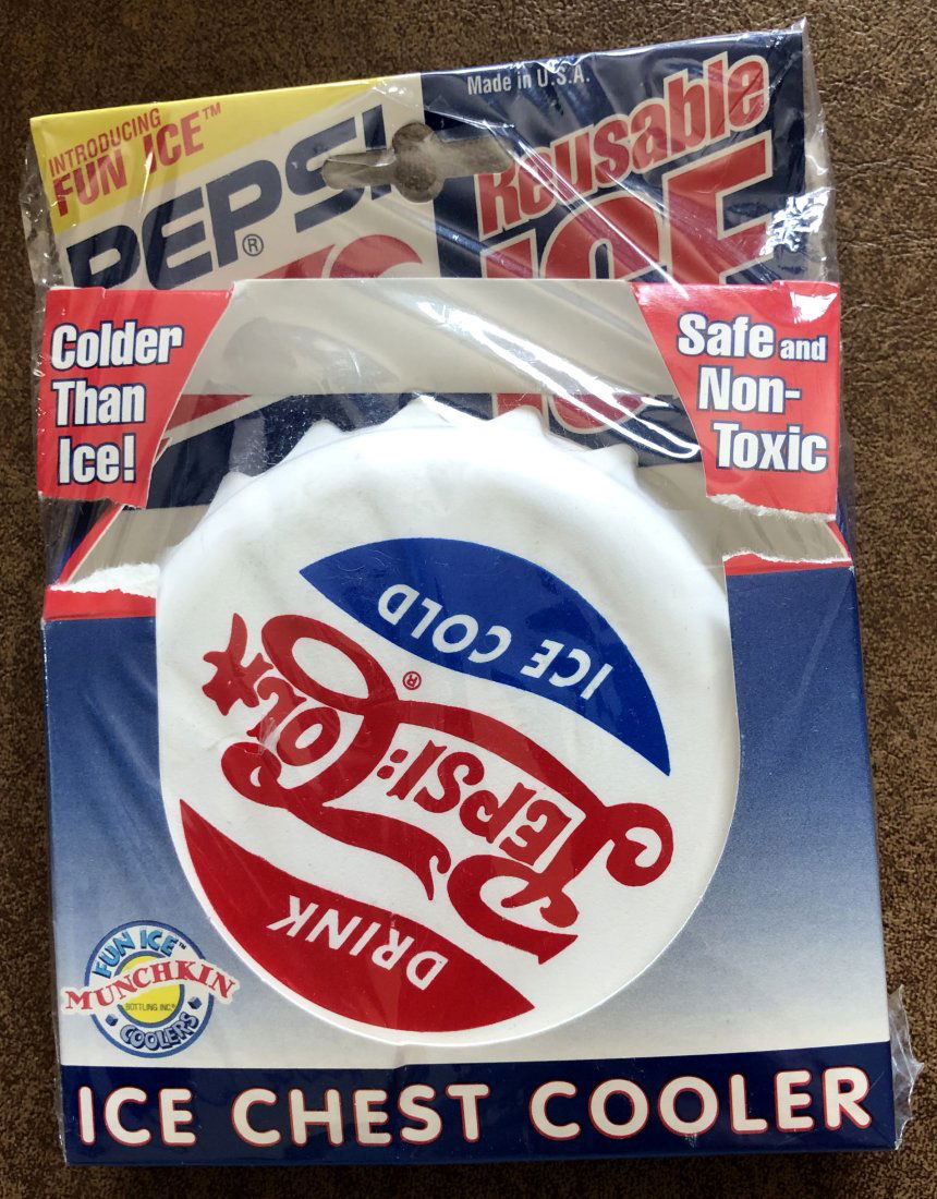 Pepsi-Cola: Ice chest cooler, in box.