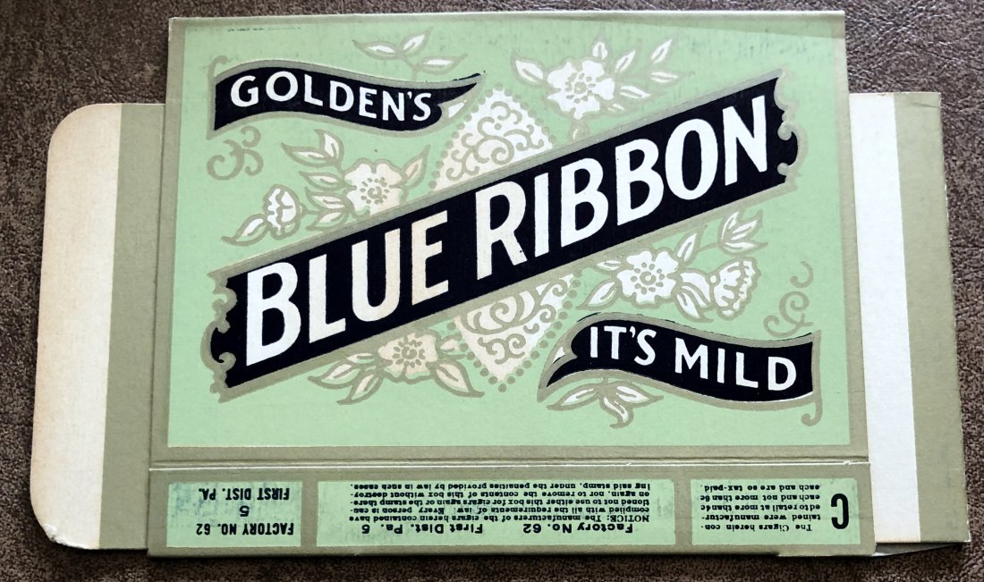 Golden's Blue Ribbon: Unused box, new old stock.