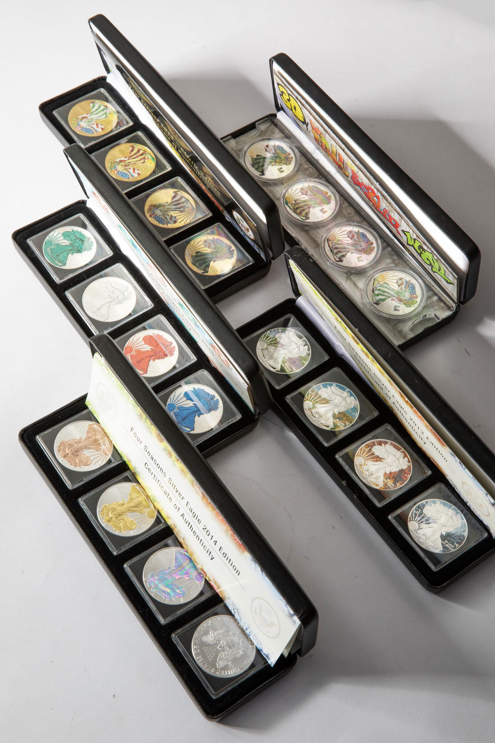 5 boxes 4 x 1 OZ Fine Silver-One Dollar Eagle 4 seasons (1 of 20)