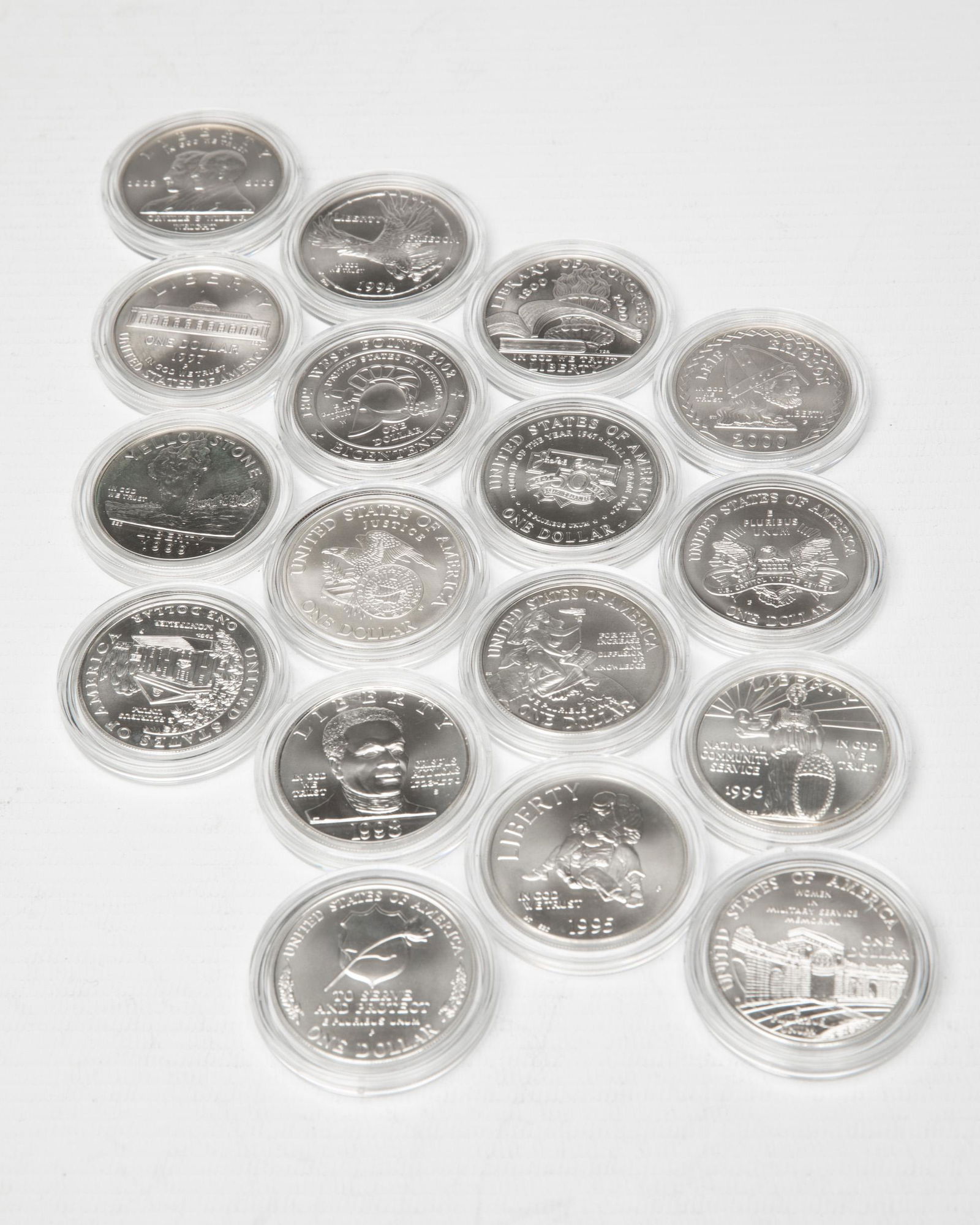 17 x 1 Dollar 1997- 2003, different editions BU (1 of 6)