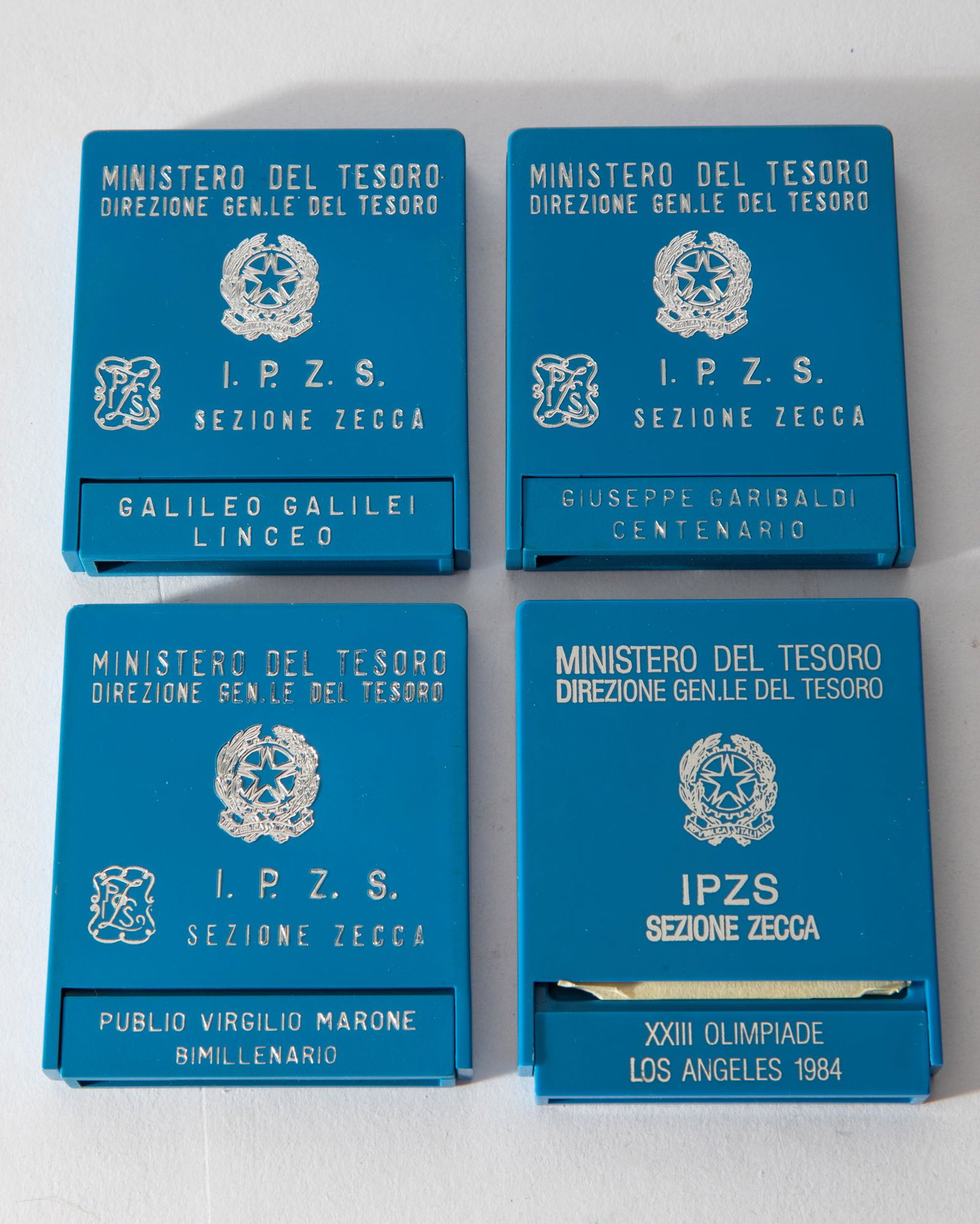 4 x silver coins Italy 500 Lire (1 of 2)