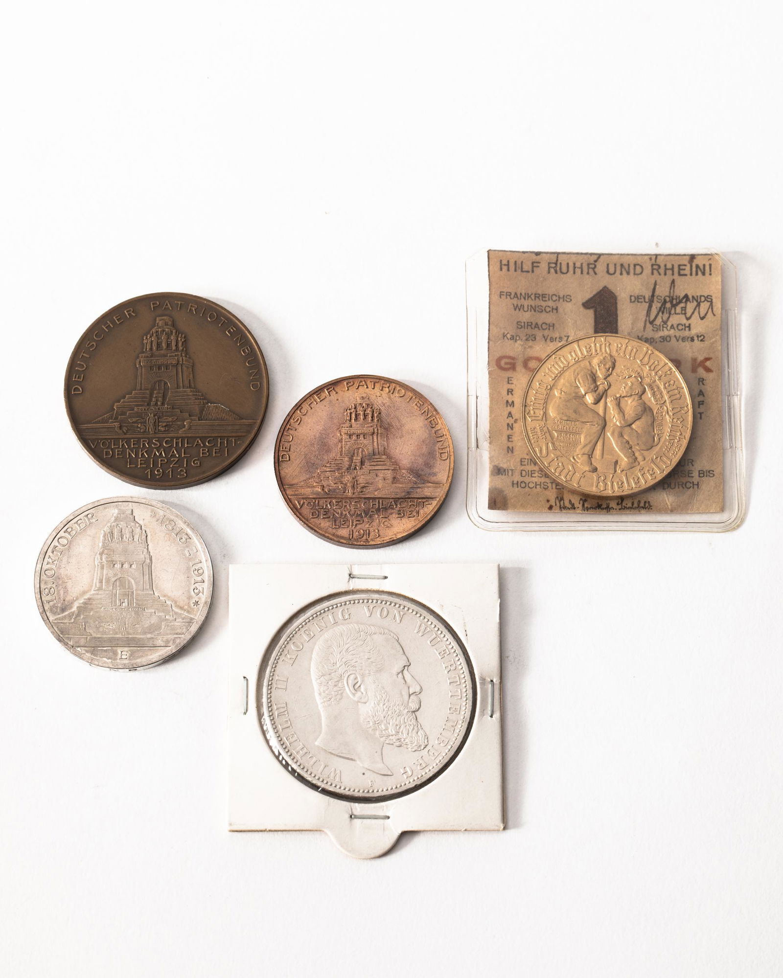 5 commemorative coins Germany 1913-1923 (1 of 5)