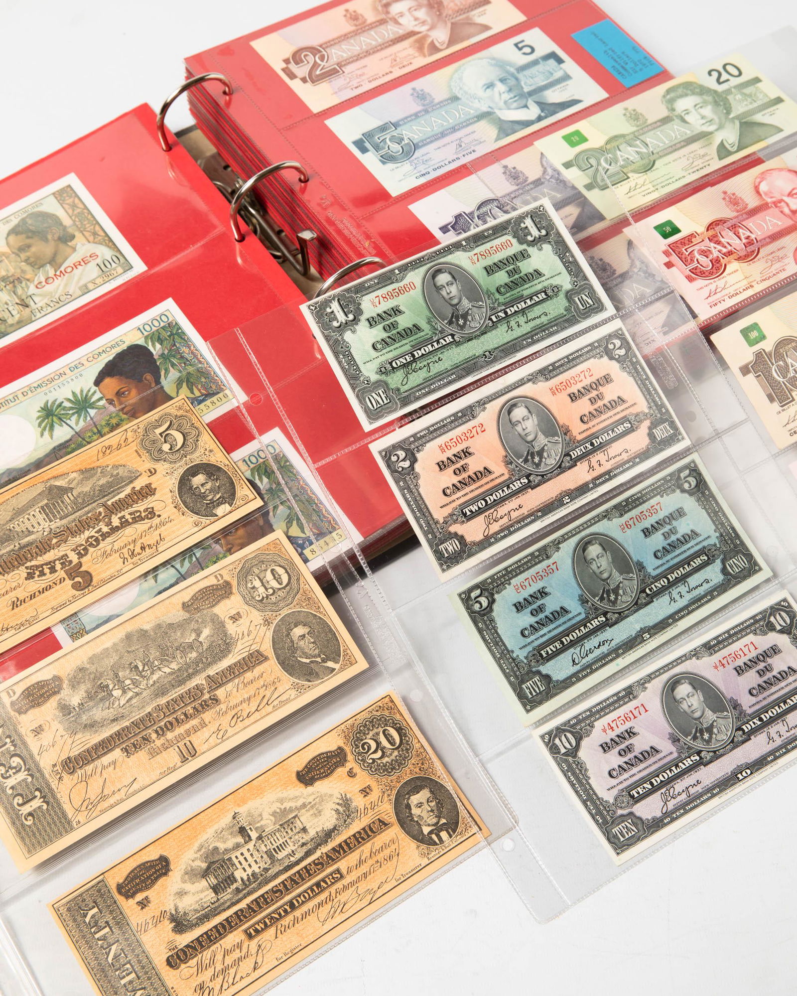 Album different bank notes C, Cambodia-Cuba (1 of 20)