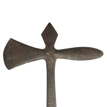 Fur Trade Hand Forged or Cast Halbert Axe.  (A166) (1 of 13)