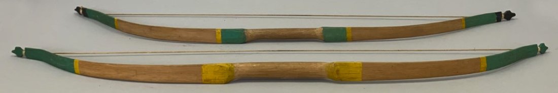 Two, 2, Childs Indian Made Bows, NY.   (M666) (1 of 6)