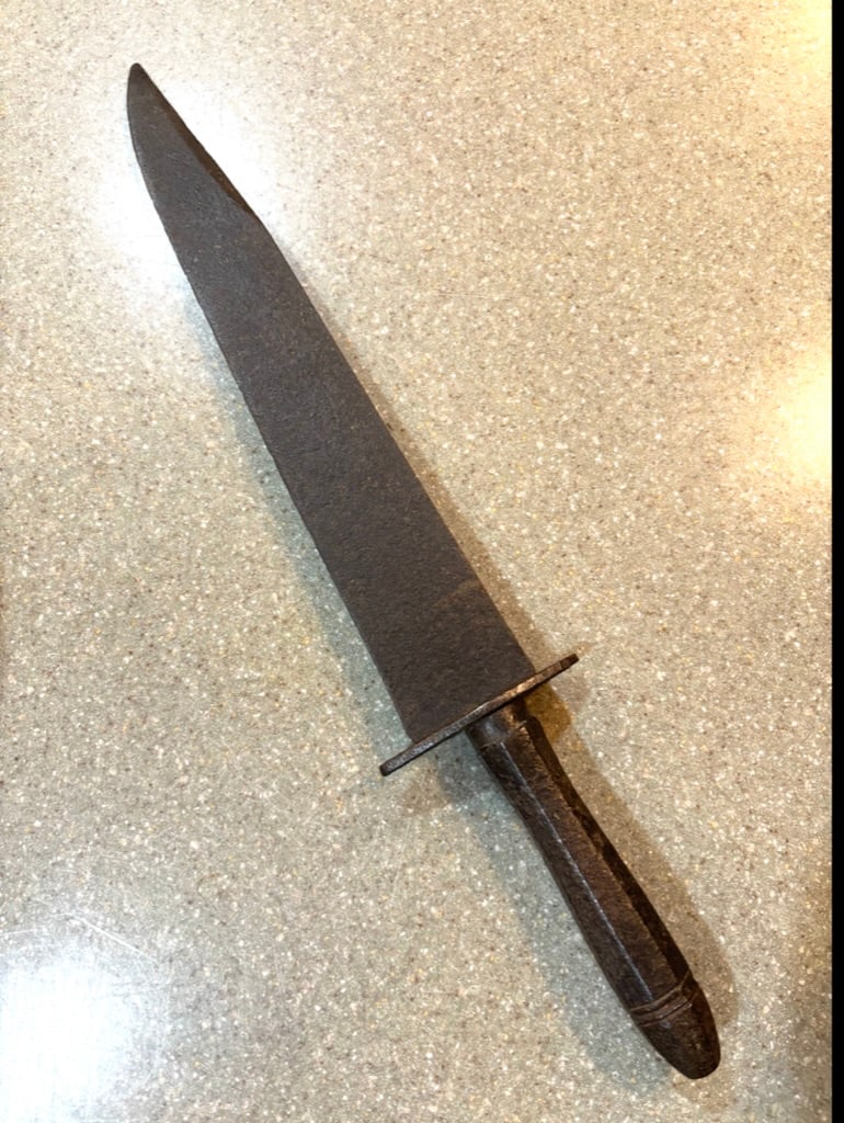 All Iron Bowie knife (1 of 9)