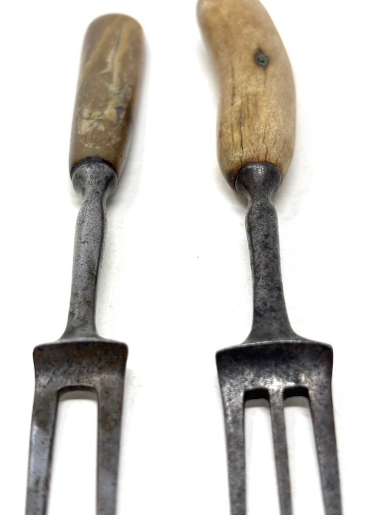 Two Colonial Bone Handle Forks - 2