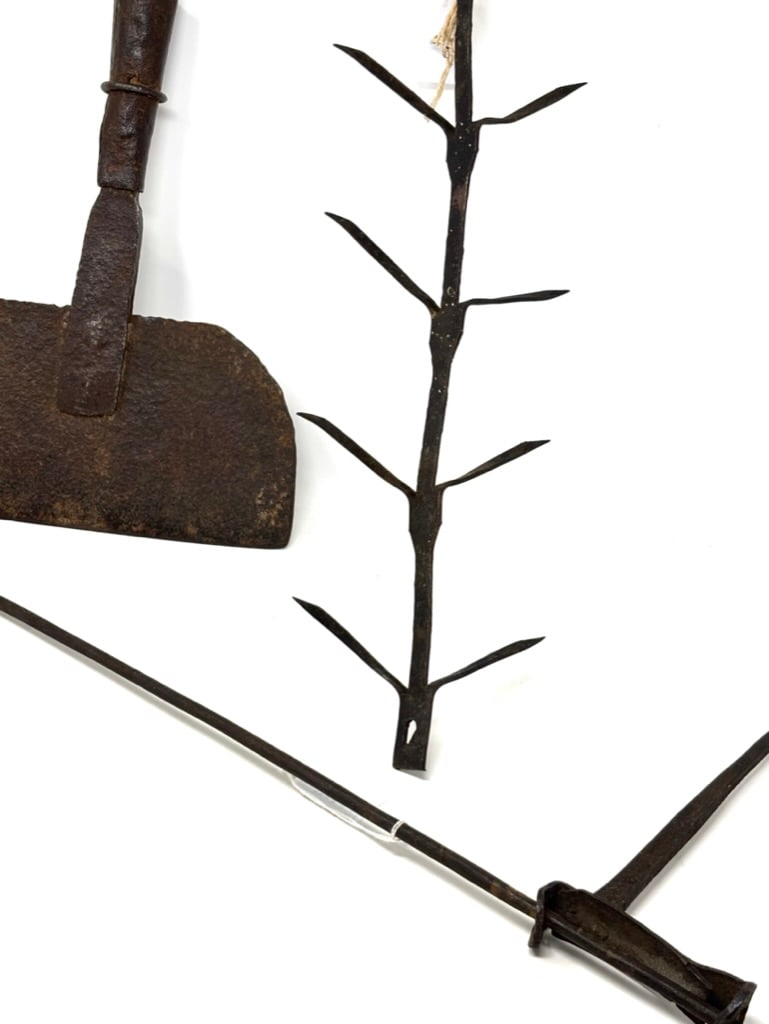 Three Early Iron Items - 2