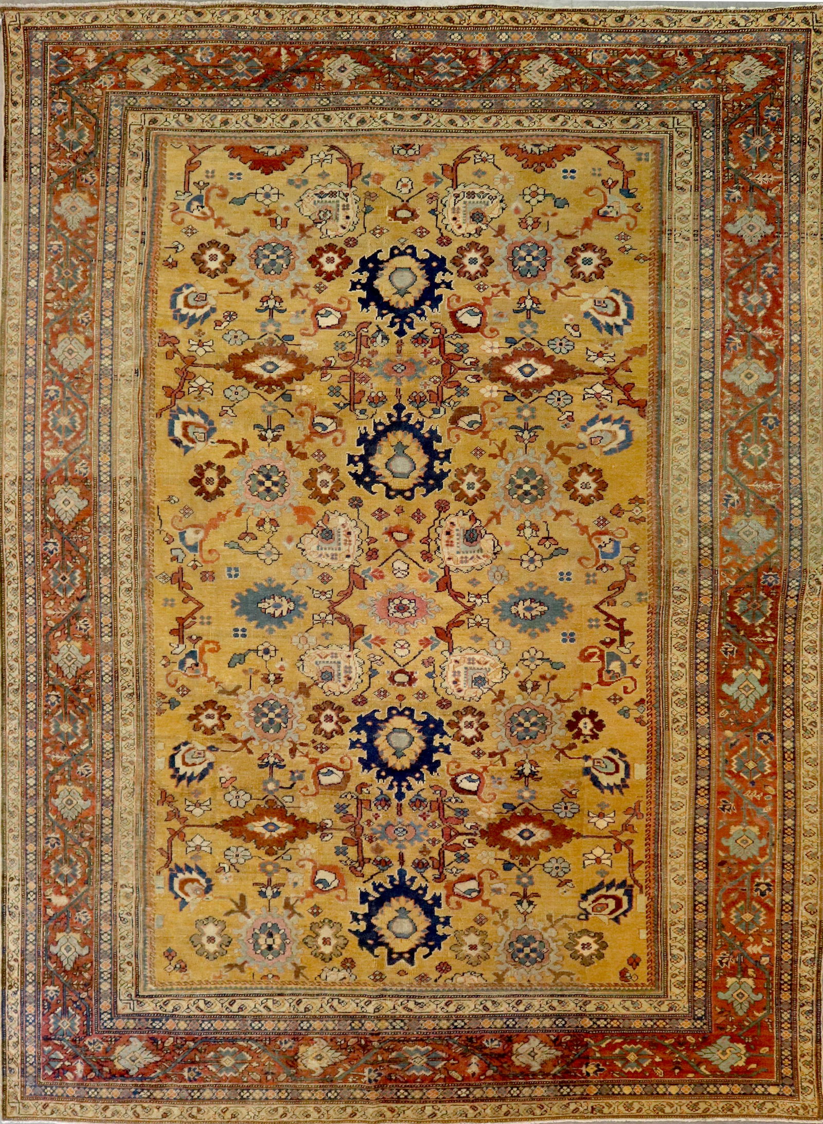 Antique Persian Mahal Rug, 8.8 x 11.6 (1 of 5)