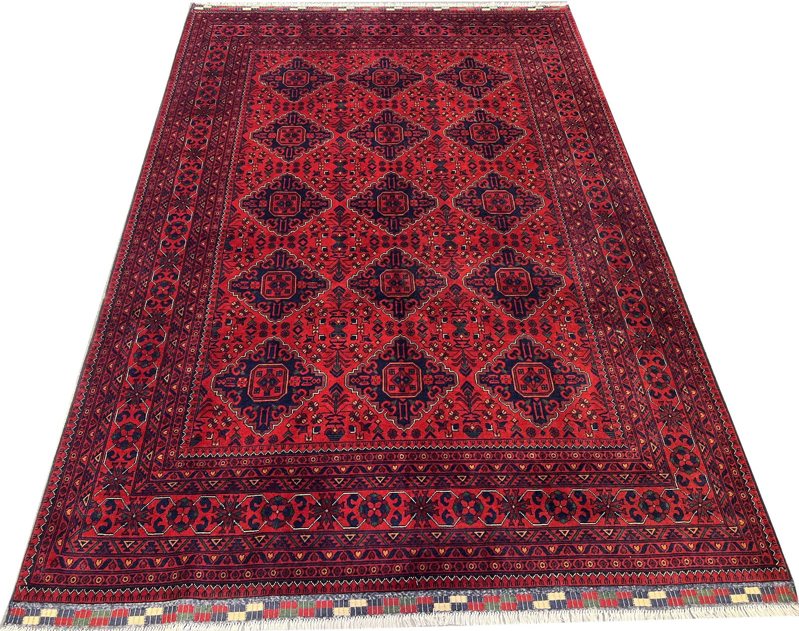 Hand Knotted Turkmen Rug , 6'7" x 9'5" (1 of 4)