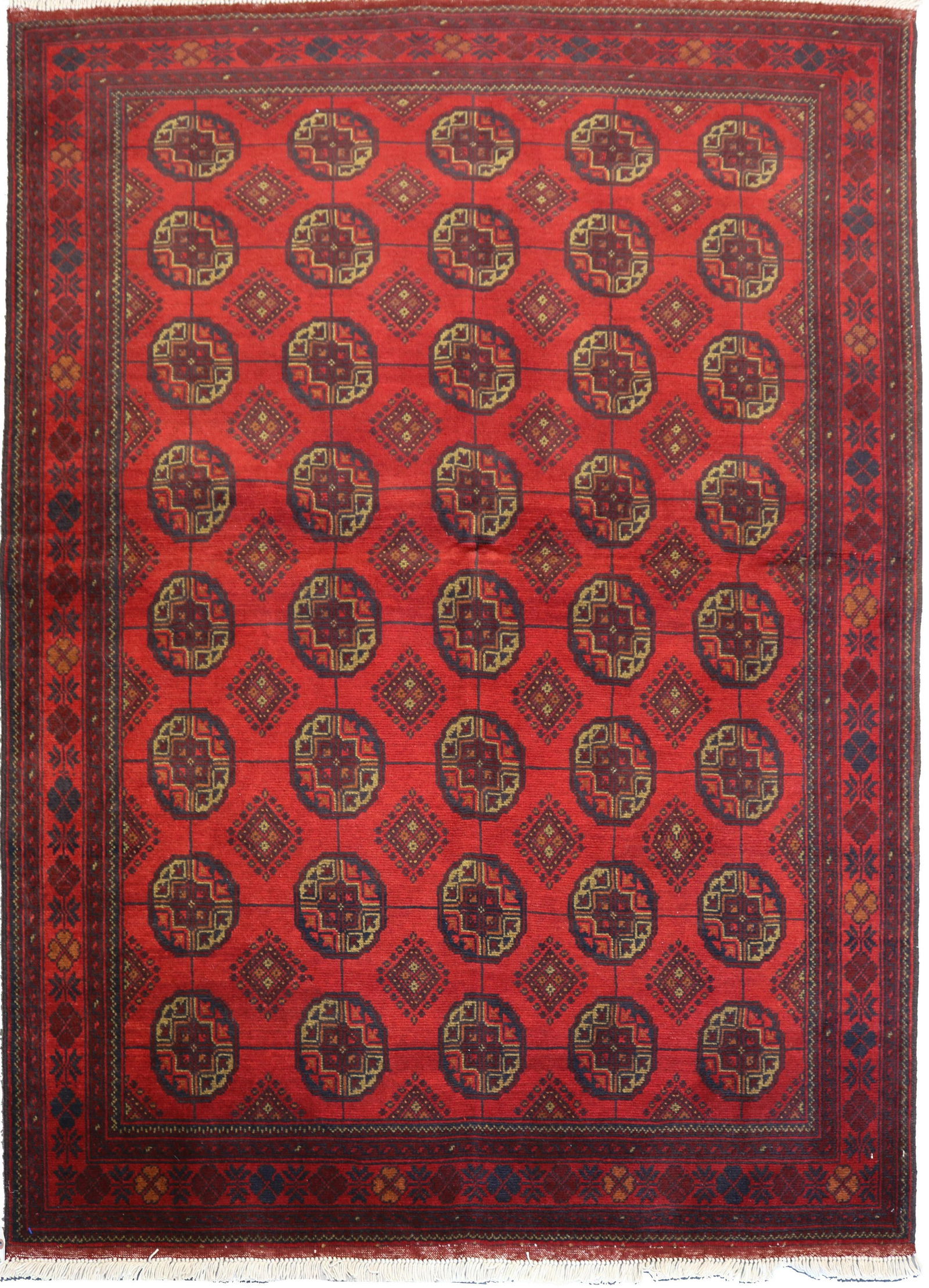 Hand Knotted Turkmen, 4'10" x 6'7" (1 of 4)