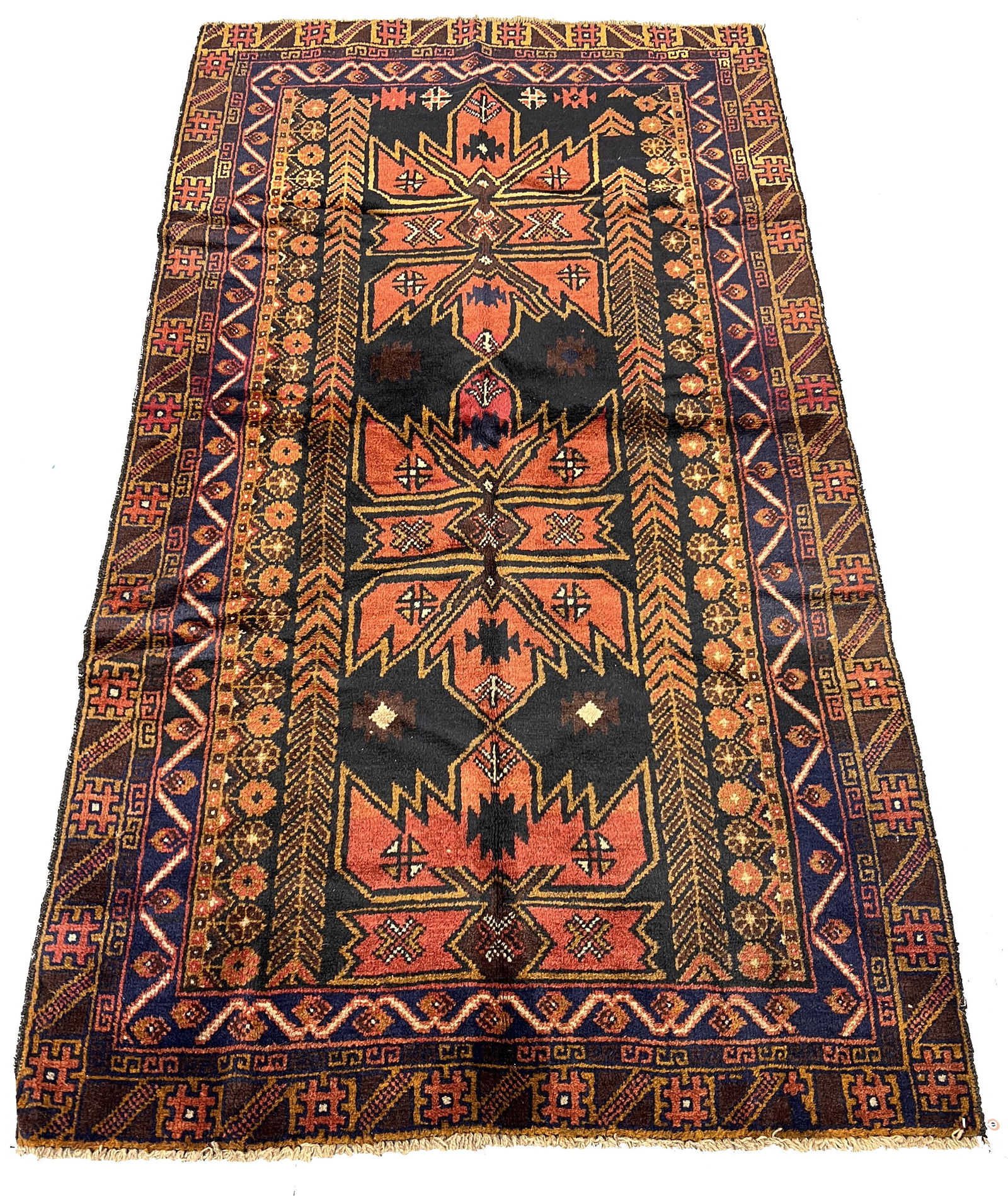 Hand Knotted Balouch, 3'7" x 6'2" (1 of 6)