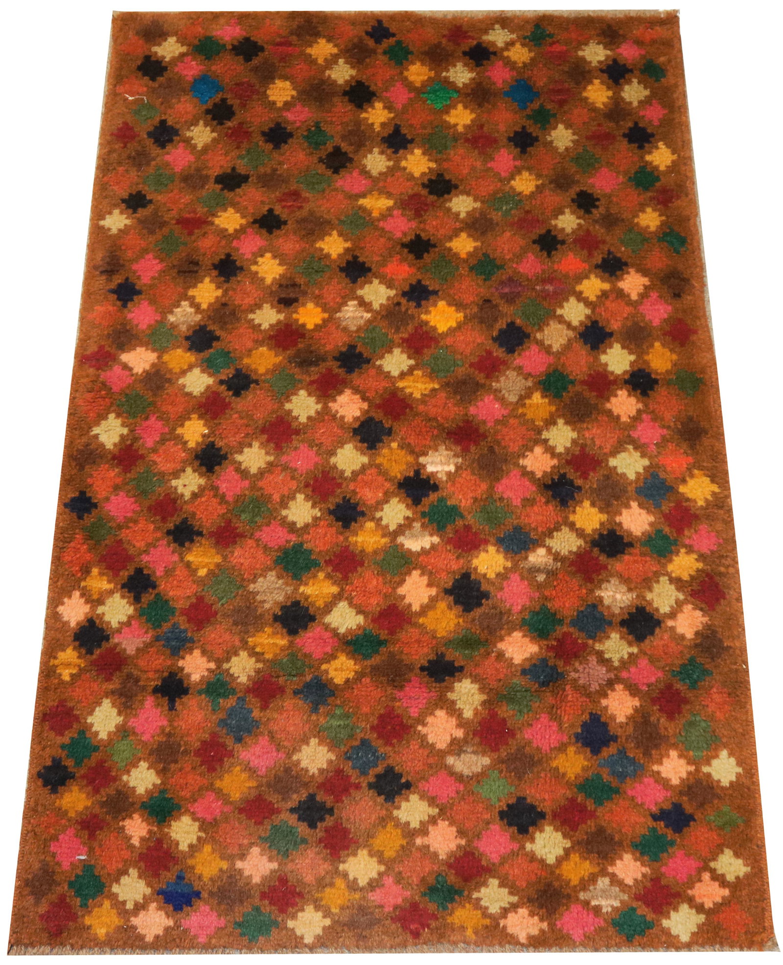 Hand Knotted Gabeh, 2'7" x 4": Hand Knotted Gabeh, 2'7" x 4", Made in Iran, 100% Wool