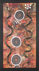 Untitled (Meandering Path with Three Waterholes)