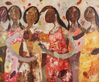 Untitled (Gathering in Warm Tones)