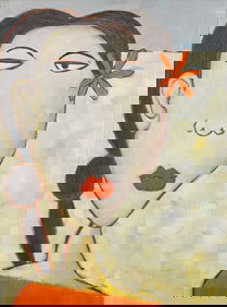 Untitled (Woman with Red Flower in Hair)