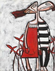 Untitled (Seated Couple with Guitar)