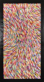 Untitled (Multicolor Leaf/Dot Field)