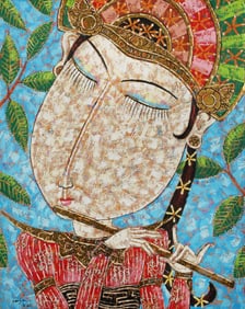 Untitled (Portrait with Mosaic Veil)