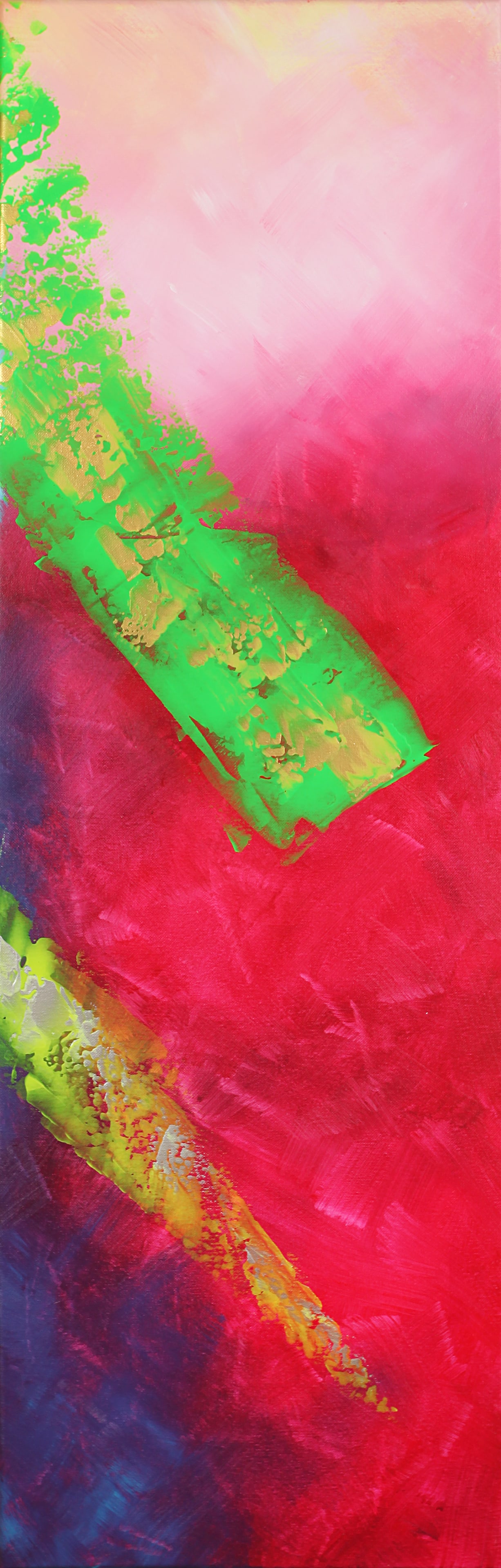 Untitled (Sunset Gradient): Ingrid has been called " a modern Dutch Master." Born and raised in the Netherlands, she learned to paint at an early age, and feels that her works have matured over time as her exposure to different