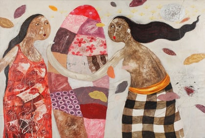 Untitled (Windblown Shawls)