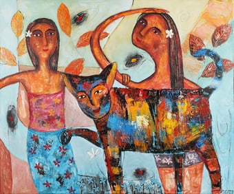 Untitled (Women with Cats)