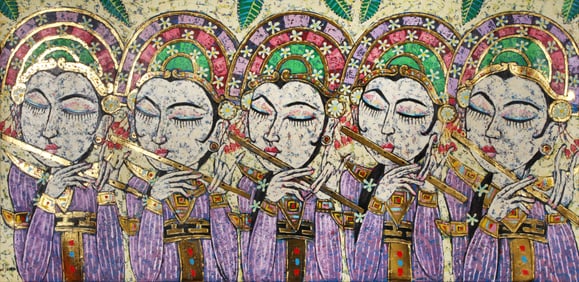 Untitled (Processional Frieze, Violet)