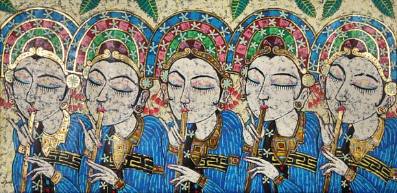 Untitled (Processional Frieze, Blue)