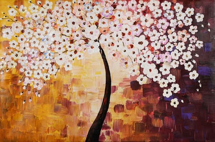 Untitled (Sakura in Moonlight)