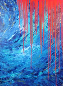 Untitled (Blue Energy Flow)