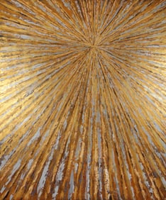 Untitled (Radiant Gold Sunburst I)
