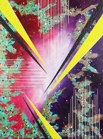 Untitled (Neon Vector Composition)