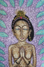 Untitled (Buddha Bust with Halo)