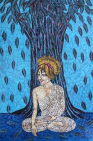 Untitled (Meditation beneath Rain Tree)