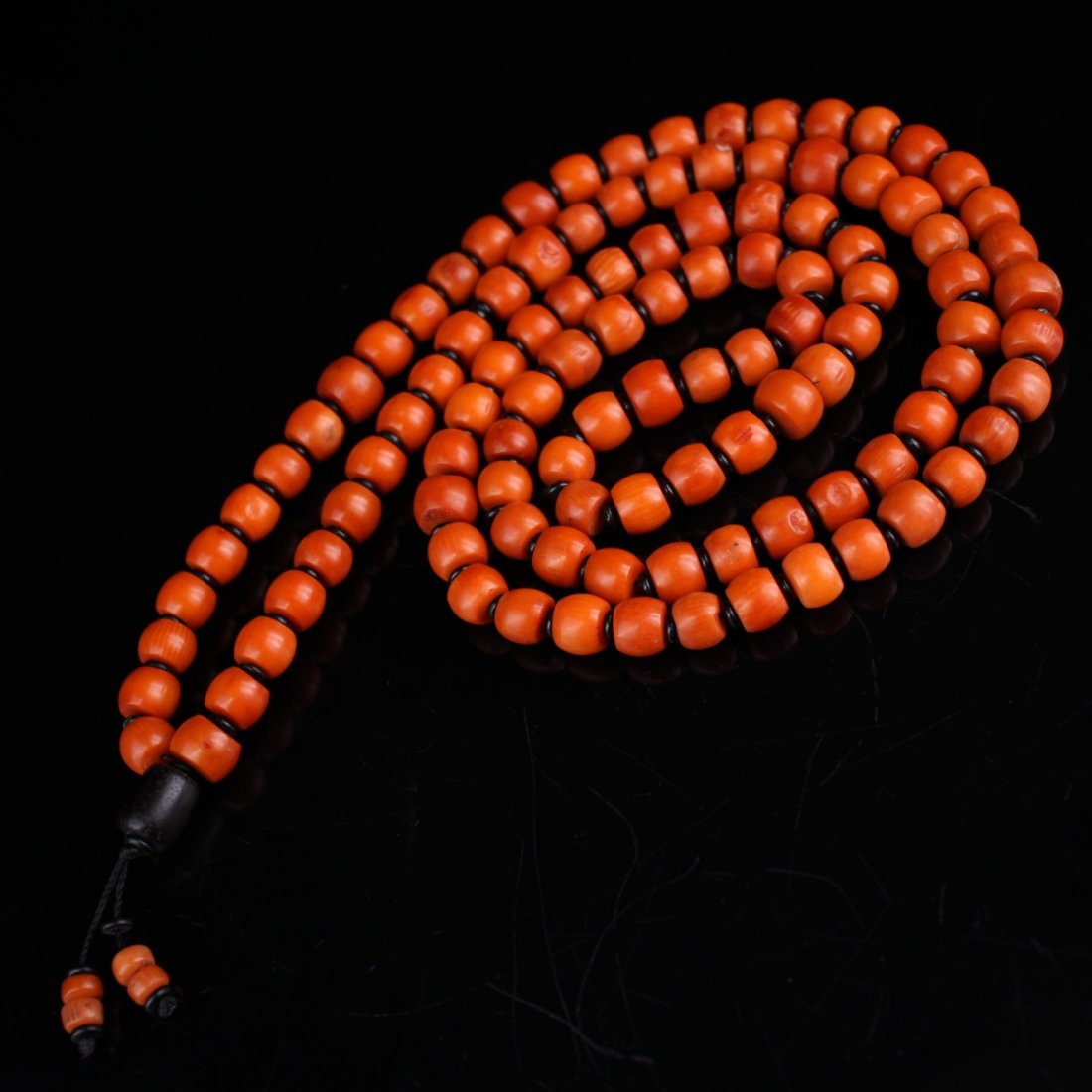 Tibet 108 Capsules Red Coral Buddha Beads, Best Quality (1 of 8)