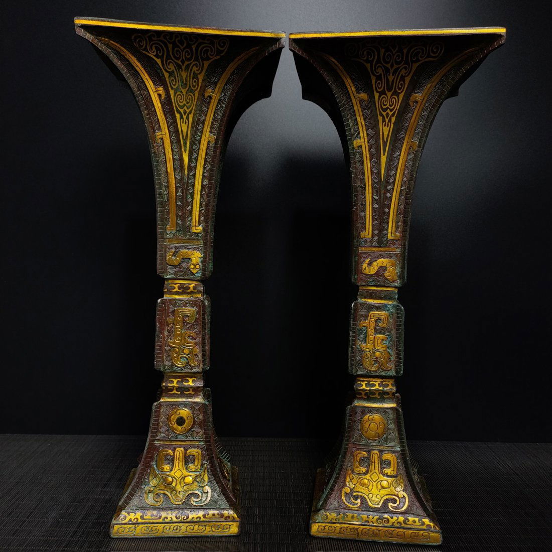 Warring States Bronze - Wrong Gold Vase (1 of 8)