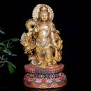 Original stone, original color, pure hand carving, carving, fine modeling, unique image, lifelike, o