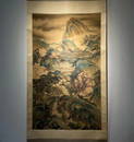 Dong Bangda's hand-painted exquisite large six foot landscape painting