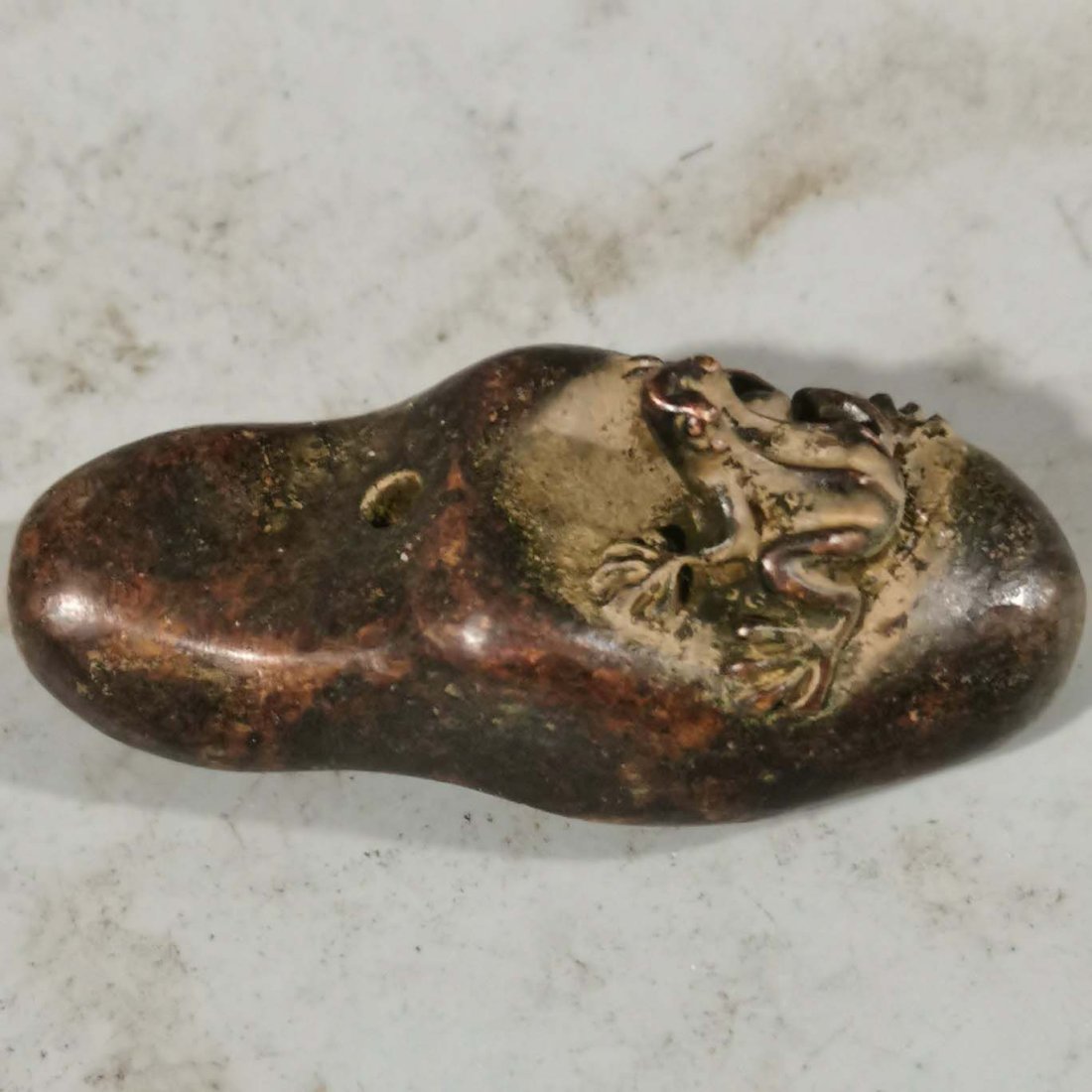 Copper Solid Frog Prince Lucky Small Incense Insert: Copper Solid Frog Prince Lucky Small Incense Insert.Perfect workmanship and perfect packaging