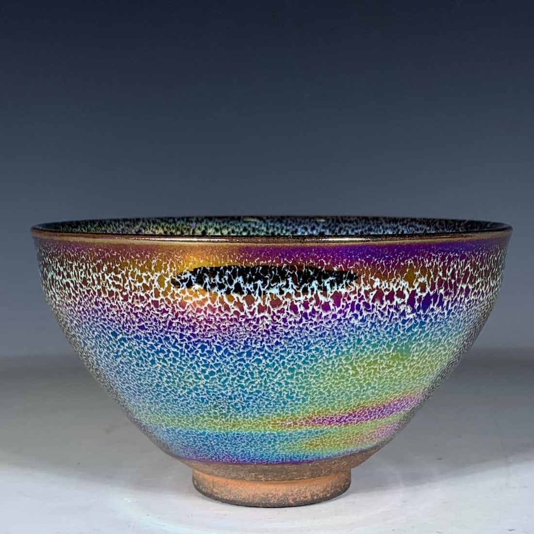 Song Dynasty style Jian Kiln Seven-color Glaze Tea Bowl (1 of 9)