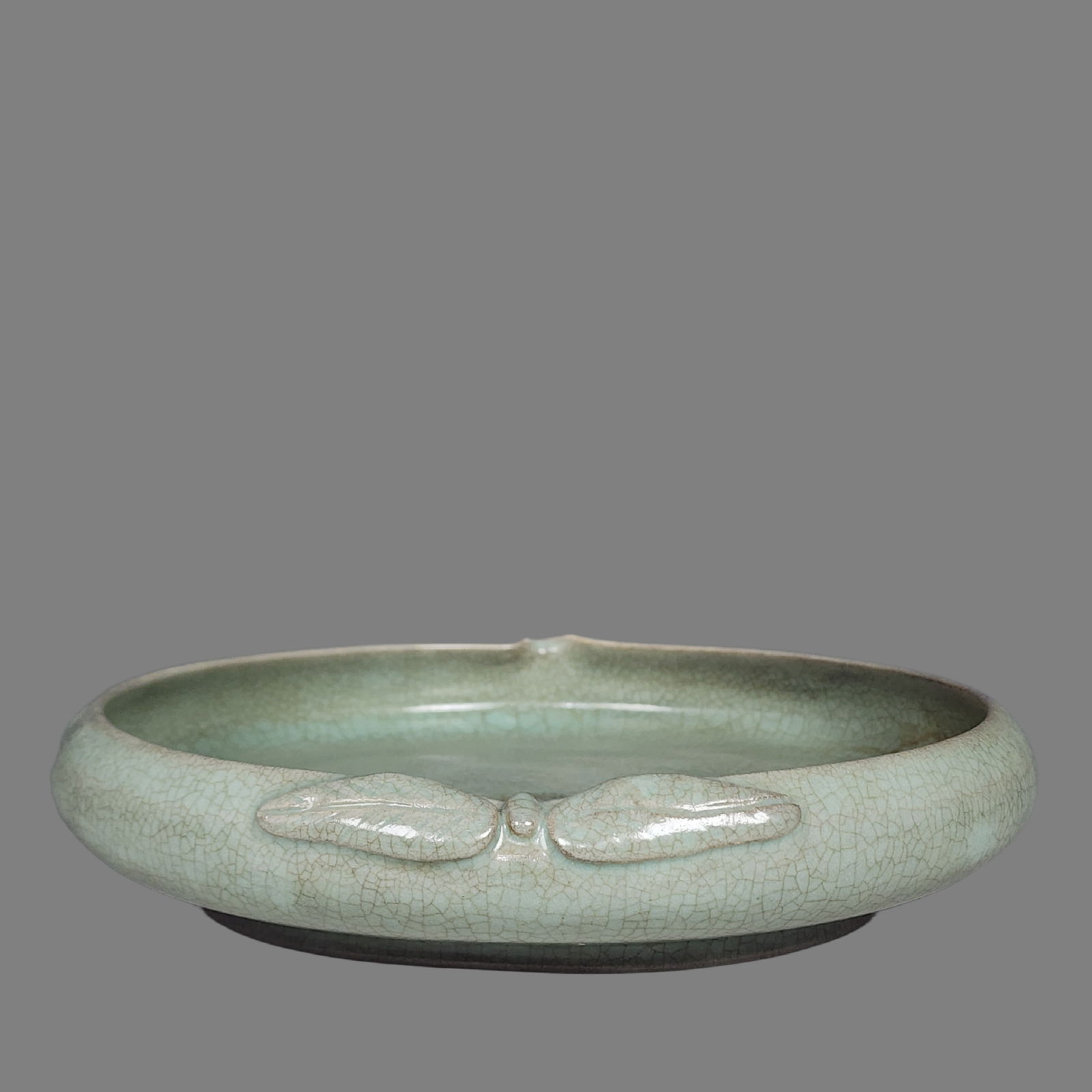 Song Dynasty style Ru Kiln Peach-shaped Washbasin (1 of 9)