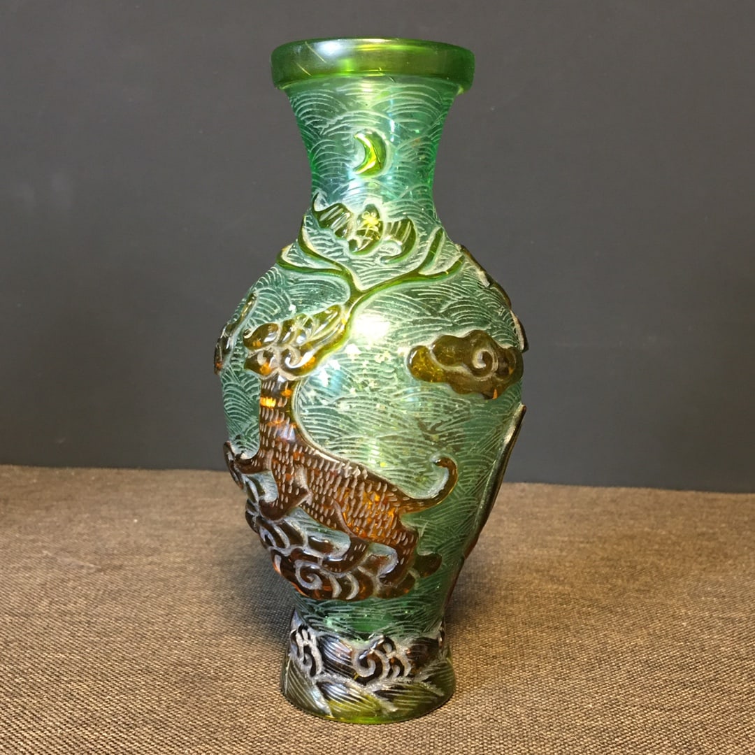 Glaze Carved Vase (1 of 9)