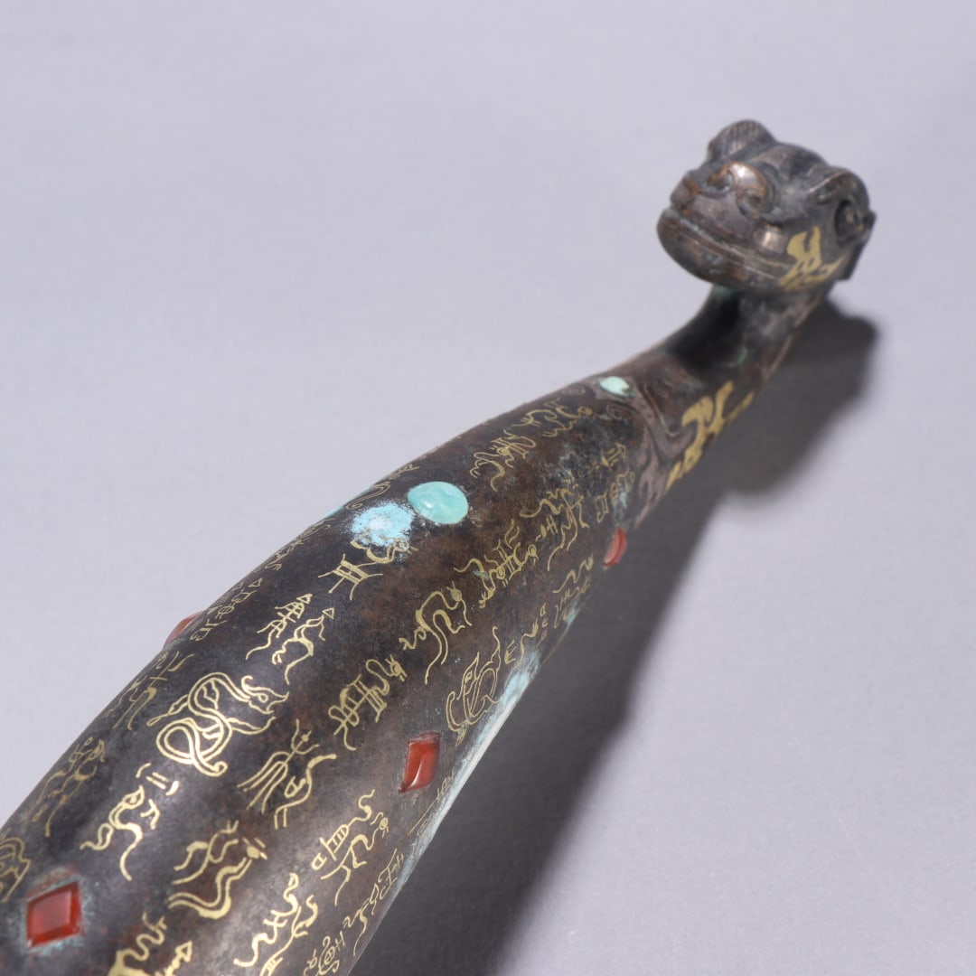 Gilt Bronze Belt Hook - 3