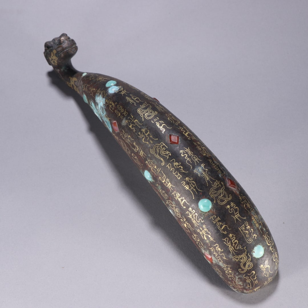 Gilt Bronze Belt Hook - 4