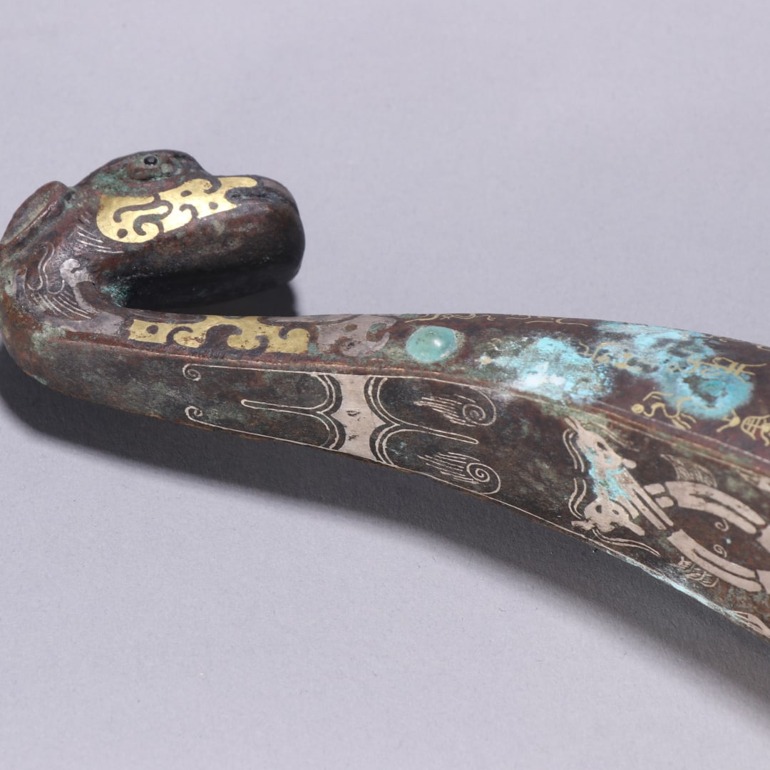 Gilt Bronze Belt Hook - 8