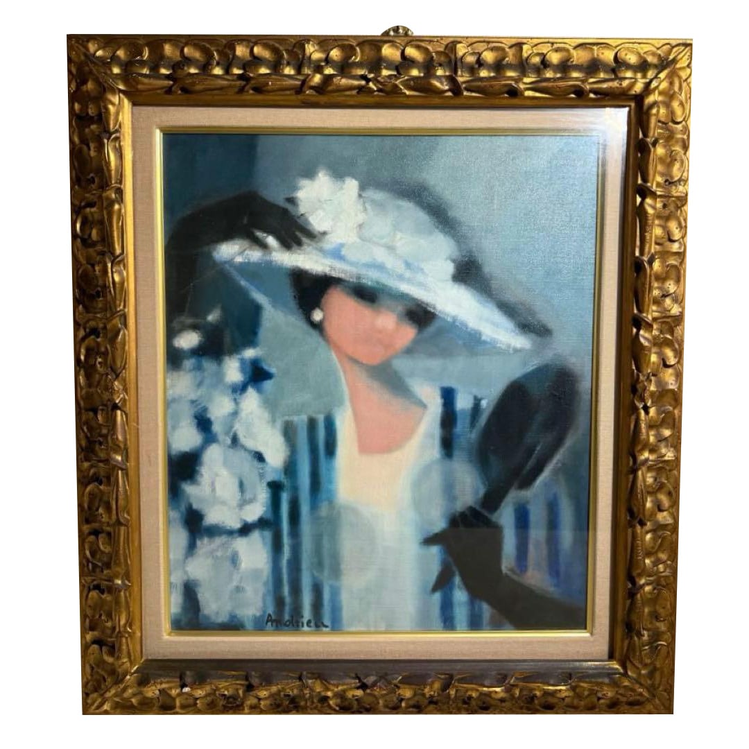 Impressionist Oil Painting – Jaqueline Andrieu – Original Signed: Product Description Original oil painting on canvas by Jaqueline Andrieu. Hand-signed by the artist. A distinguished member of the French Salon art circle, Jaqueline Andrieu is known for refined, poet