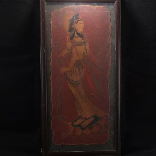 Tang Dynasty Style Dunhuang Mogao Caves Mural – Polychrome Figure Painting (1 of 11)