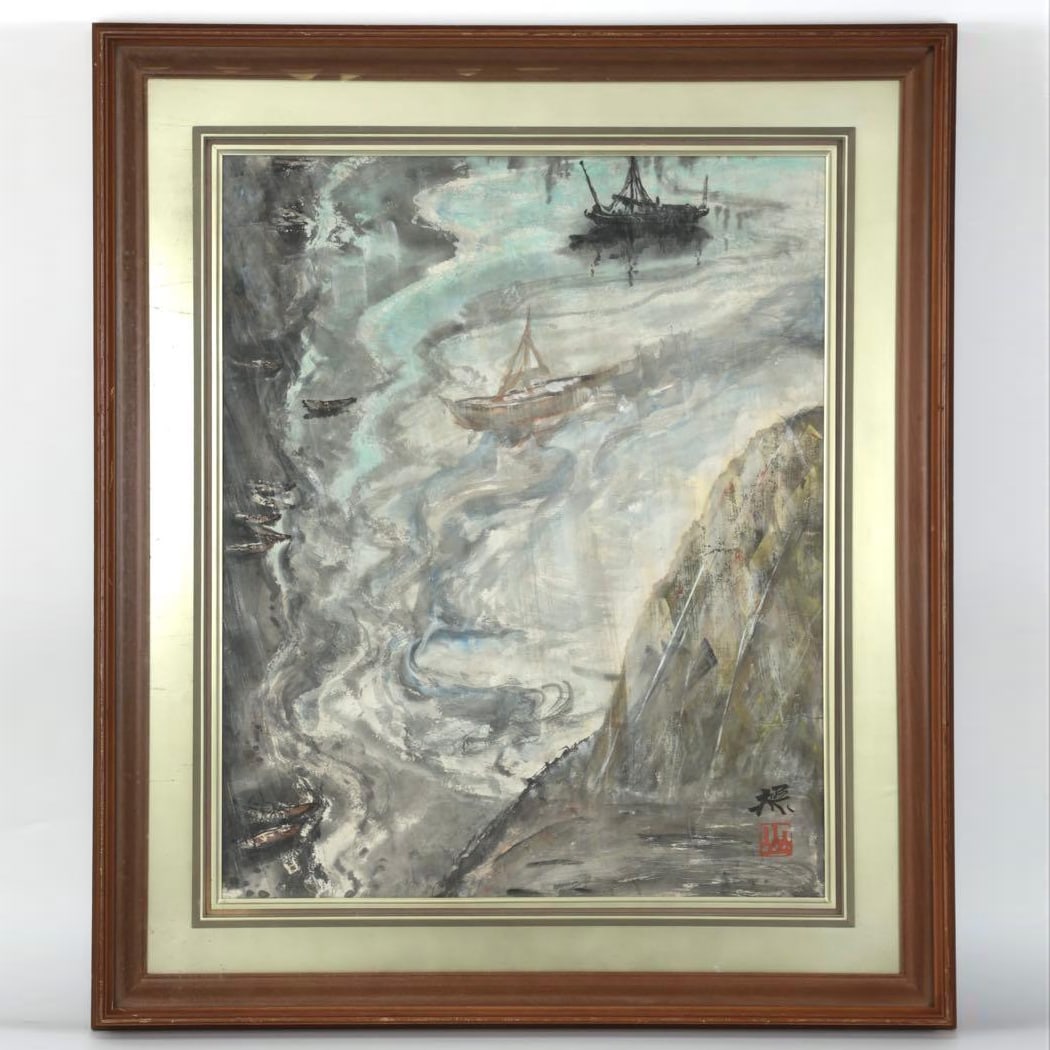 Misao Yokoyama – Hato – Nihonga Painting, Signed and Sealed (1 of 11)