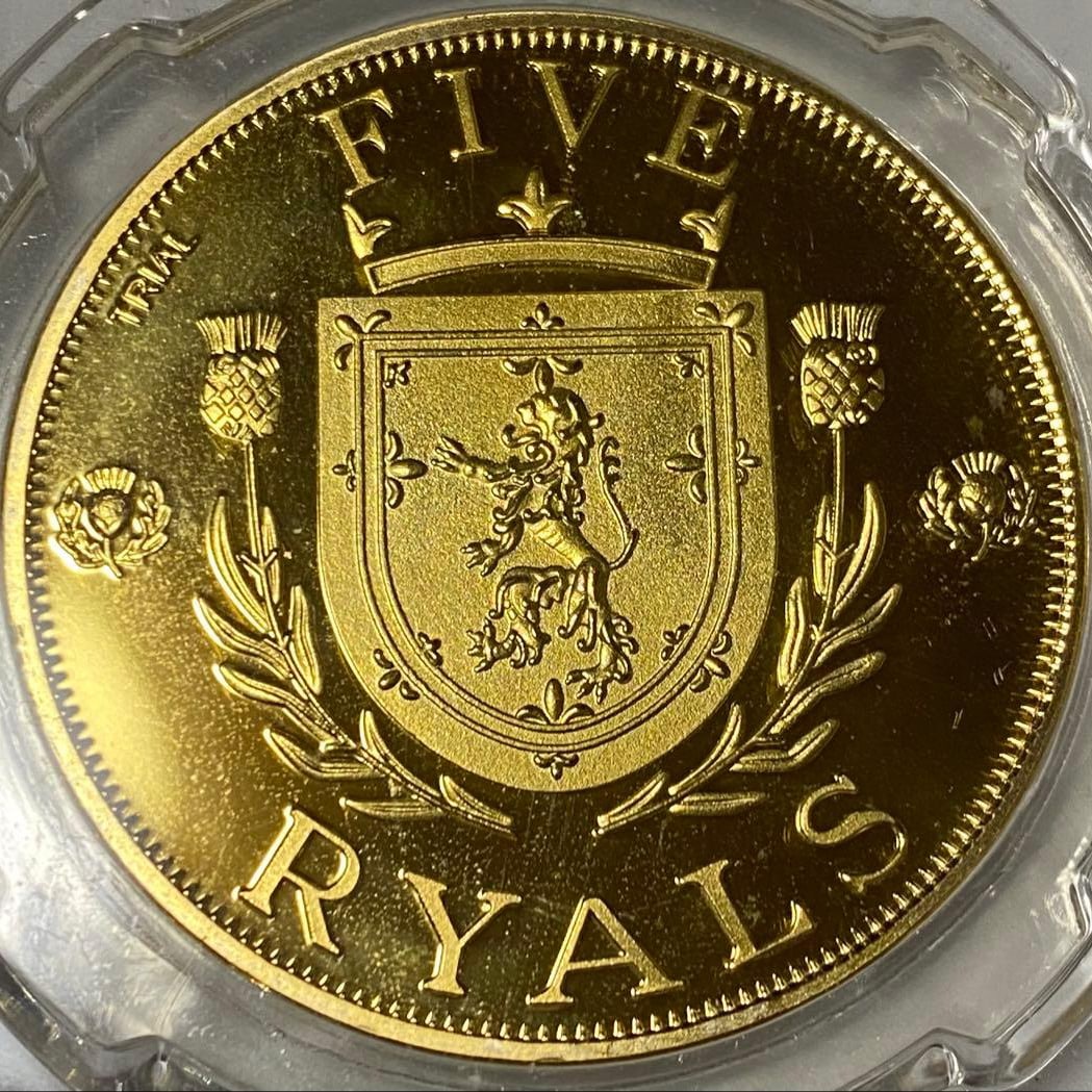 2017 Scotland 5 pounds non-circulating coin PF70 UC, with national emblem design. (1 of 3)